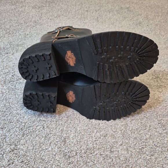 Harley-Davidson Women's Size 10 Lalanne Engineer Riding Boots Black - Picture 8 of 8